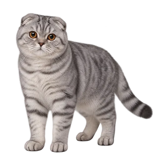 Illustration de la race Scottish Fold (alimentation chat)