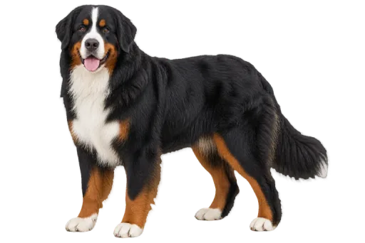 Illustration de la race Bouvier Bernois (alimentation chien)