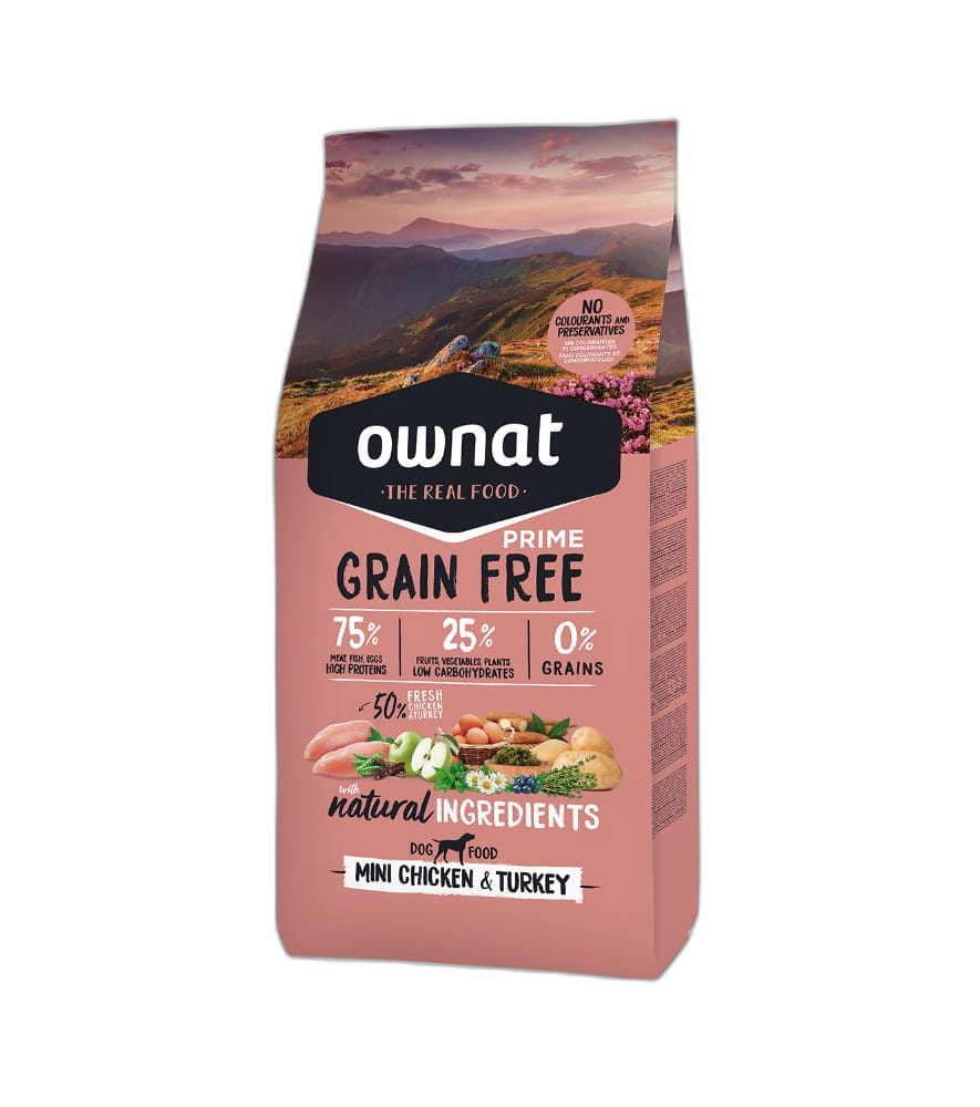OWNAT GF Prime Mini Chicken & Turkey Chien