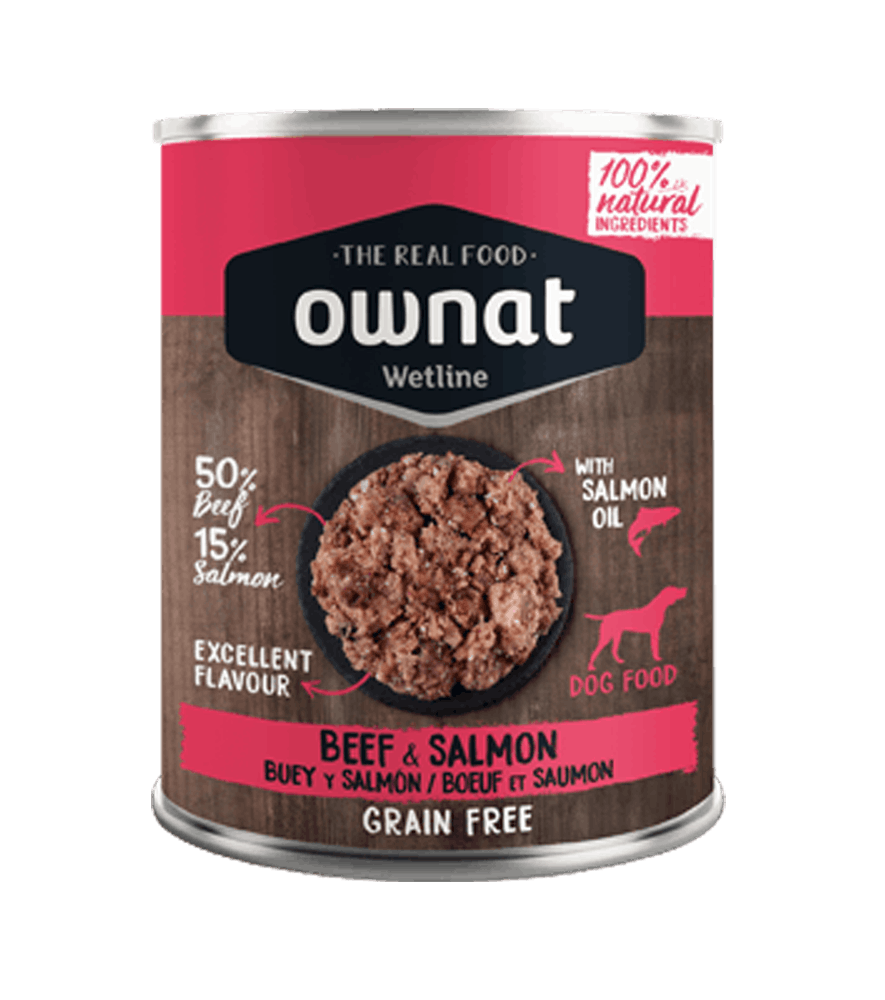 OWNAT Wetline Beef & Salmon Chien