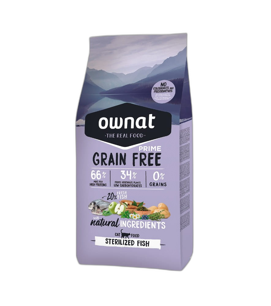 Ownat Grain Free Prime Sterilized Fish Chat