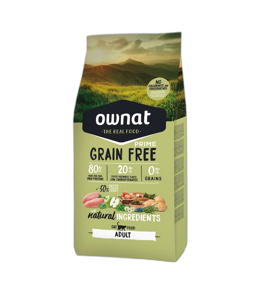 Ownat Grain Free Prime Adult Chicken & Turkey Chat